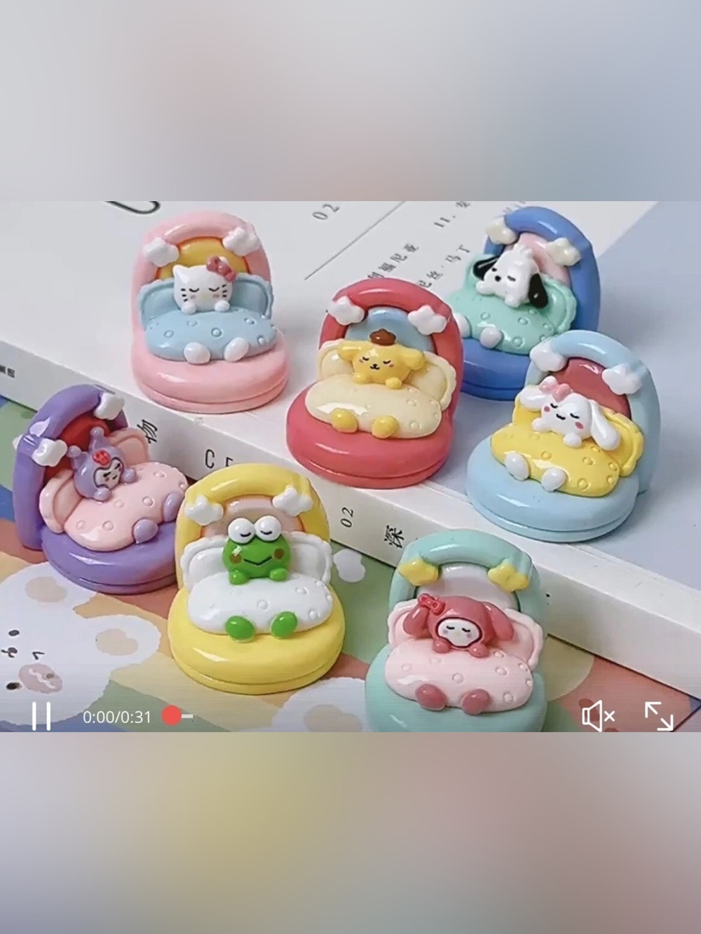 Character Beds Figures Anime Keychains, Phone Stands Choose Character